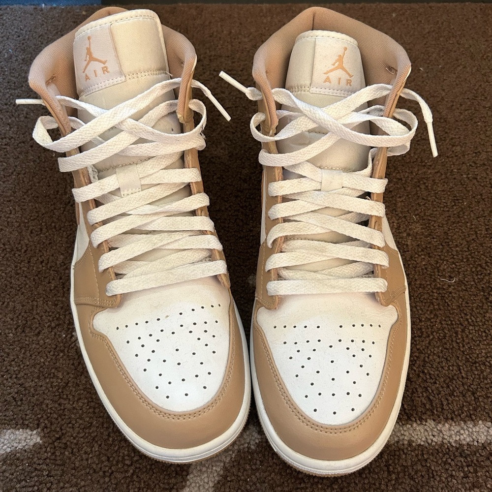 Mid Tan Gum Jordan 1 Mens 10